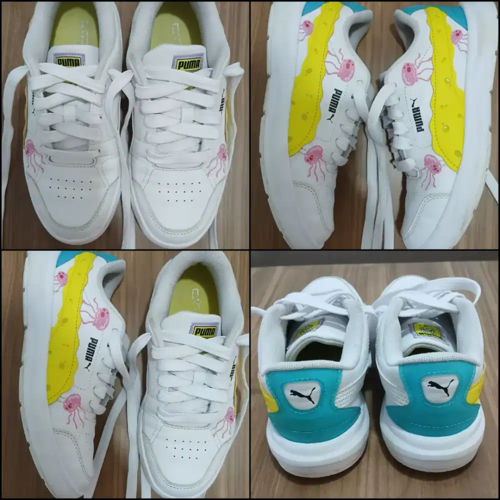 Preloved Sepatu Puma Spongebob