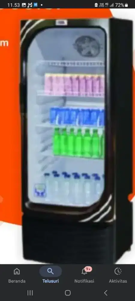 showcase pendingin 4 rak GEA