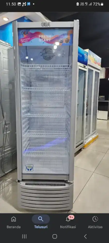 showcase prndingin 4 rak GEA