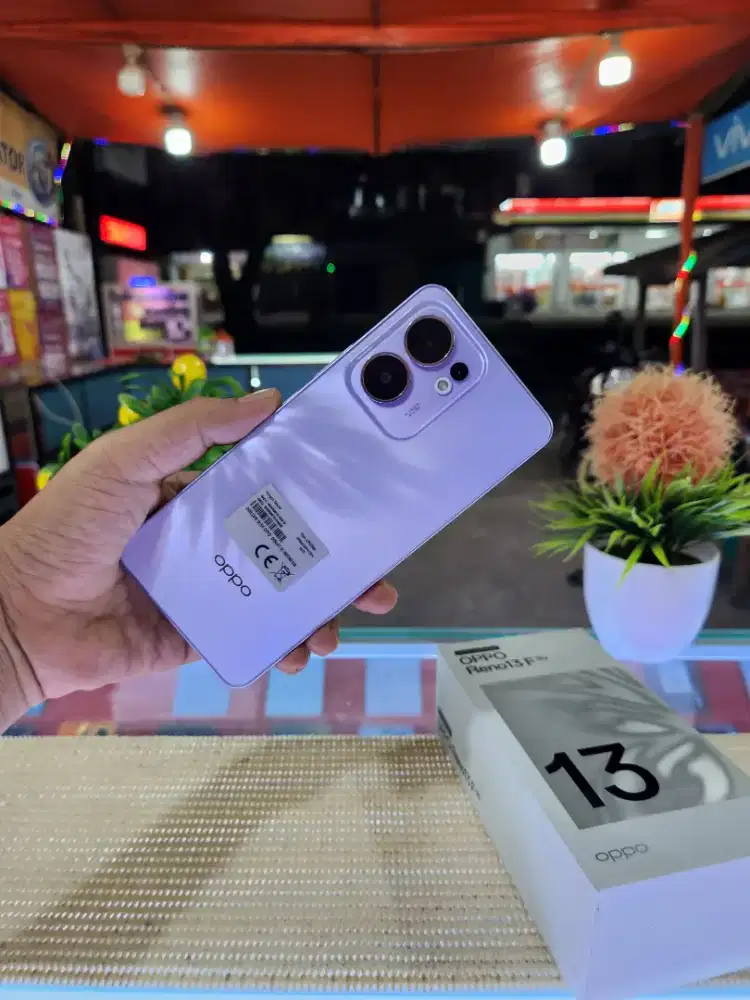 Oppo Reno 13F 5G Ram (8+8) 16Gb/ 256Gb Fullset Mulus Ori 100% Like New