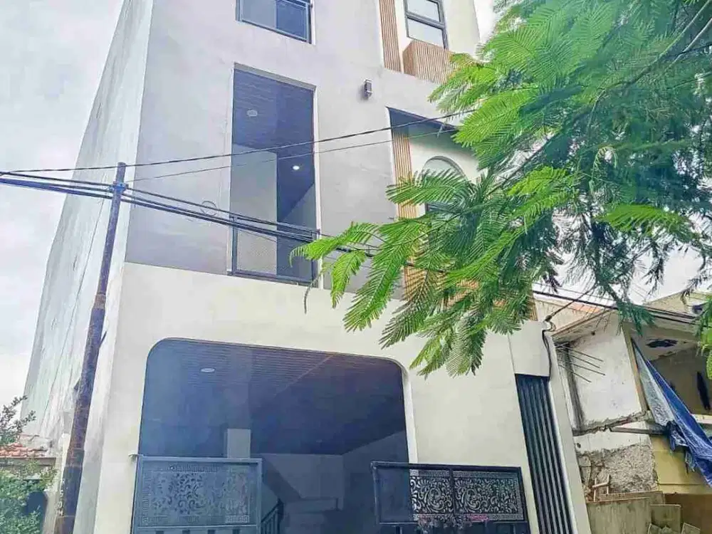 Dijual Rumah Kost 3 Lantai Full Furnish Dekat Kampus Manyar Surabaya