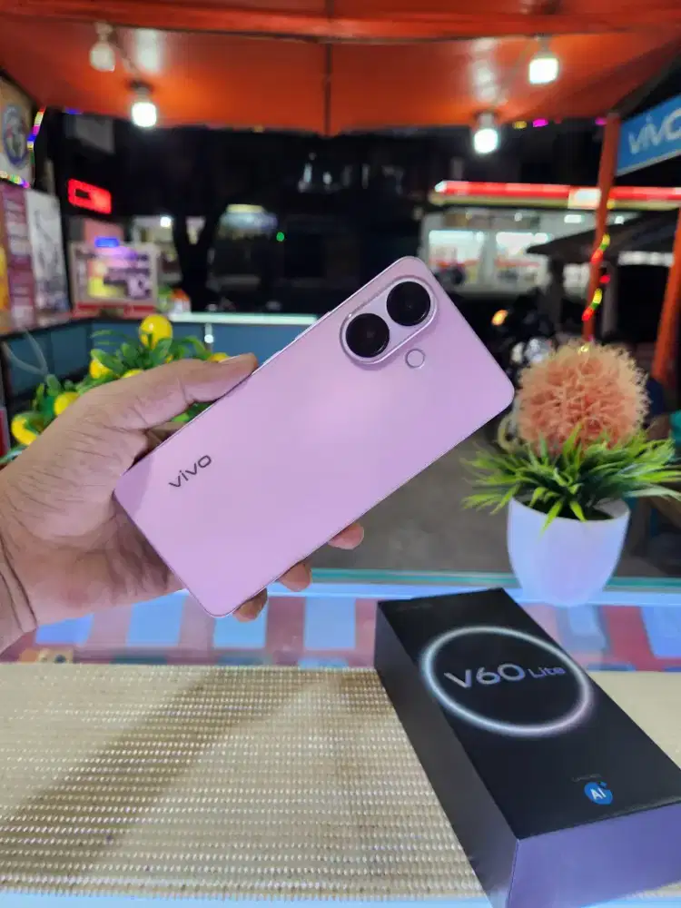 Vivo V60 Lite Ram (8+8) 16Gb/ 256Gb Fullset Mulus Ori 100% Like New