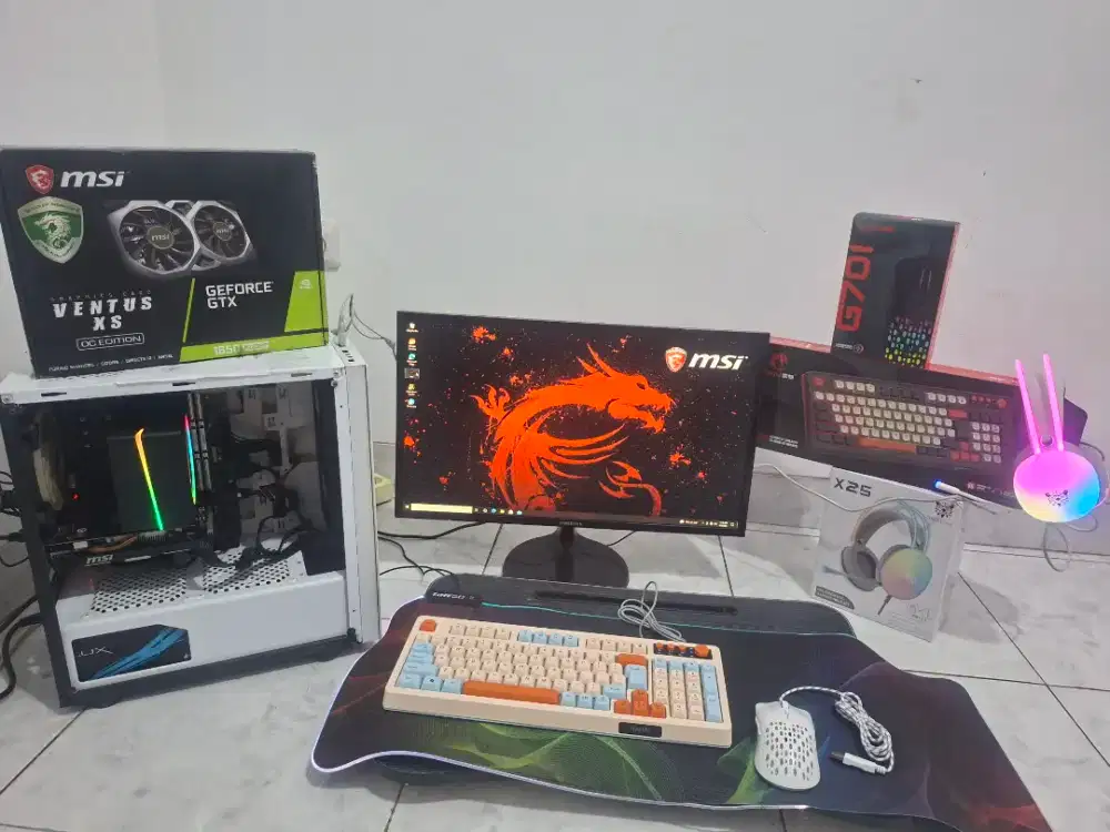 MURAH Pc Gaming Pc Fullset core i5 gen 9 GTX 1650 Super no rtx 5060