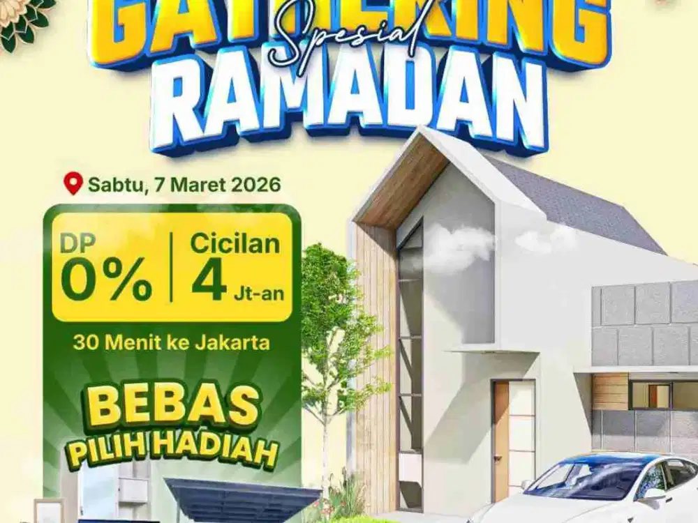 Rumah Baru 2 Lantai Mewah Dkt Terminal Pondok Cabe Cinangka Sawangan Kota Depok