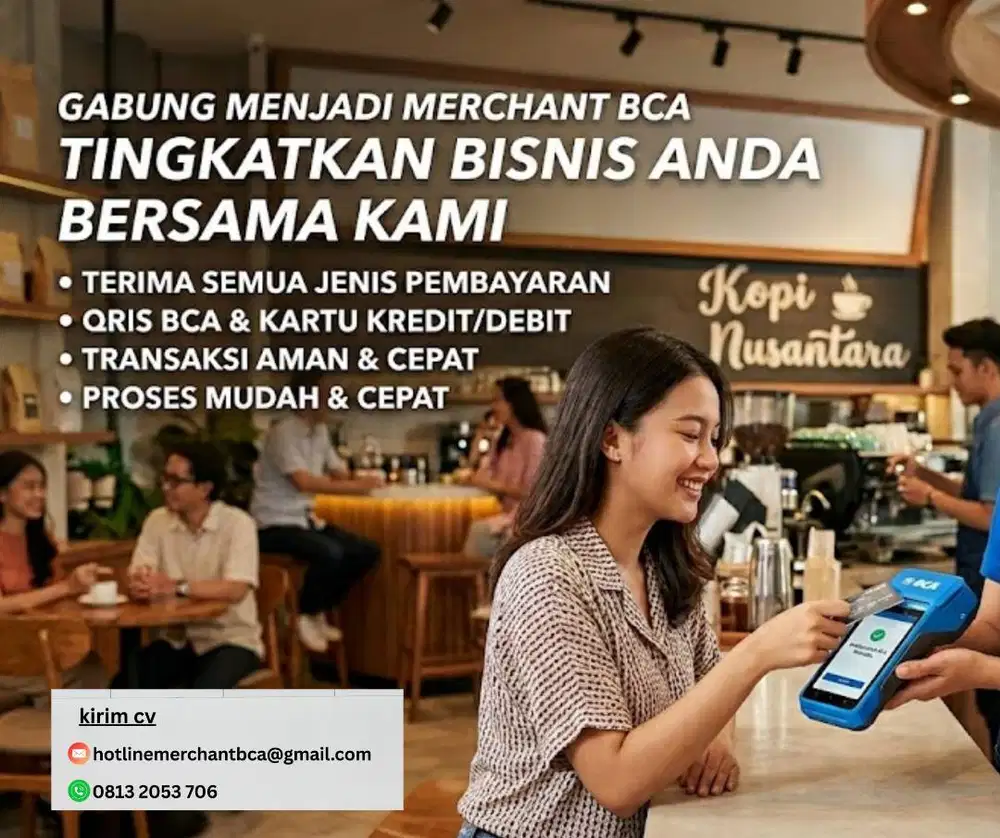 Dibutuhkan Merchant Acquisition Officer (Sales QRIS)