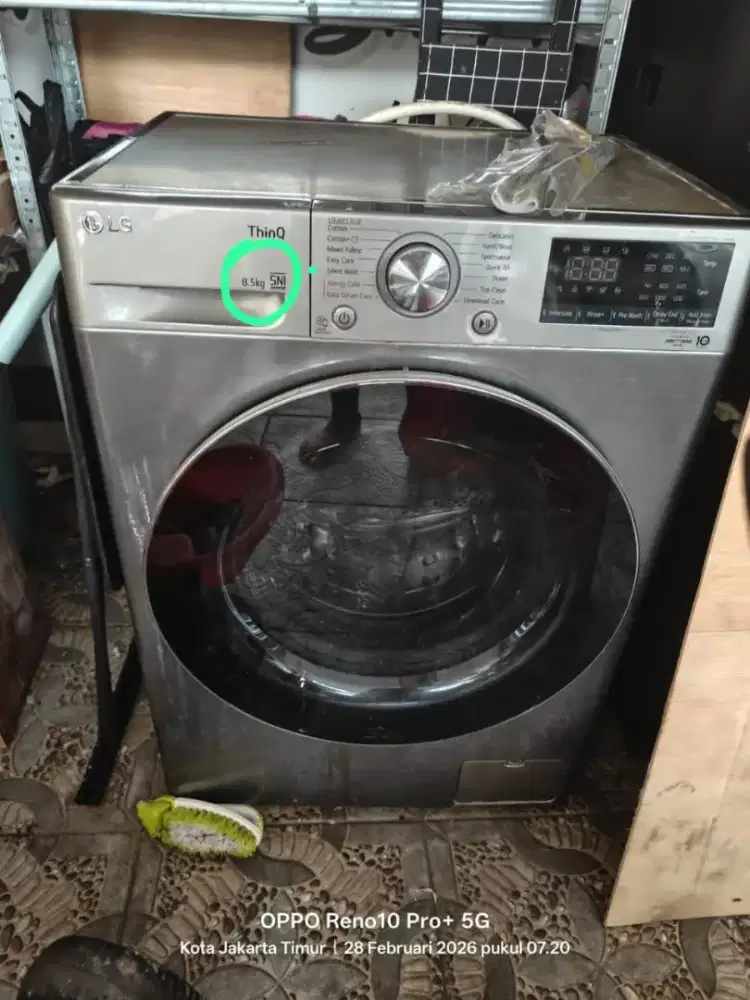 D jual mesin cuci LG front loading