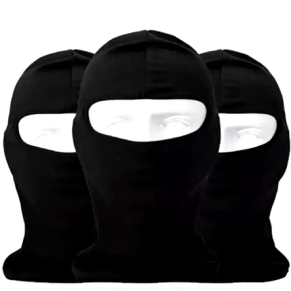 Isi 12 masker topeng ninja polos