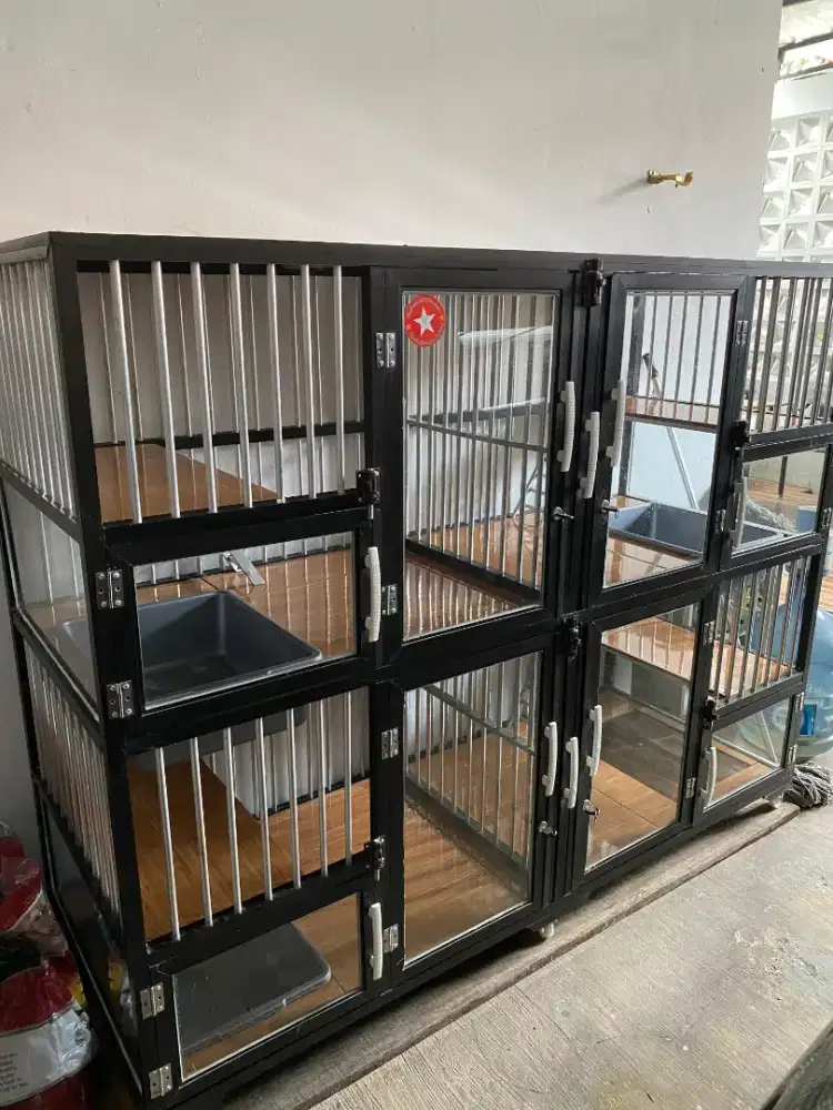 Bekas Kandang Kucing Alumunium 4 kamar