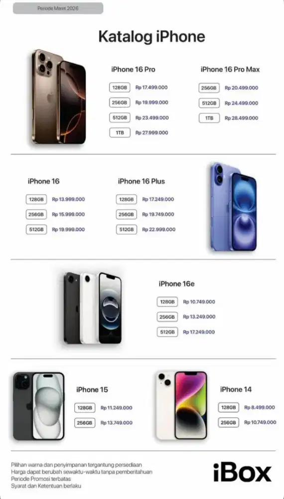 READY IPHONE 14,15,16 & 17