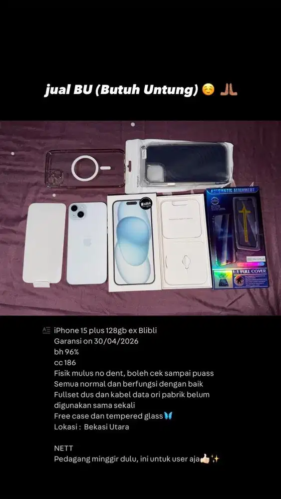 iPhone 15 Plus 128gb ex iBox