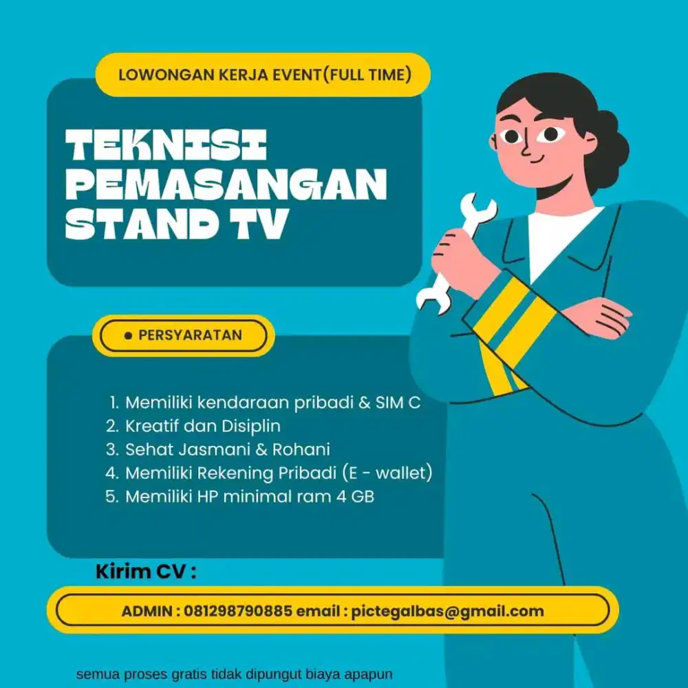 TEKNISI PEMASANGAN STANDING BREKET IFP DI SEKOLAH KAB TANGERANG