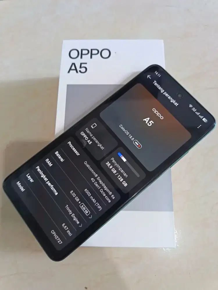 Oppo A5 2025 Fullset (8/128) Likenew