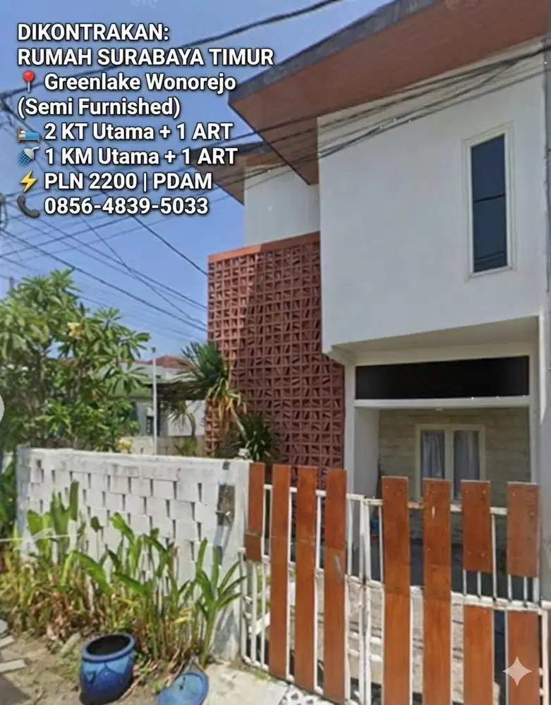Kontrak rumah greenlake wonorejo surabaya timur