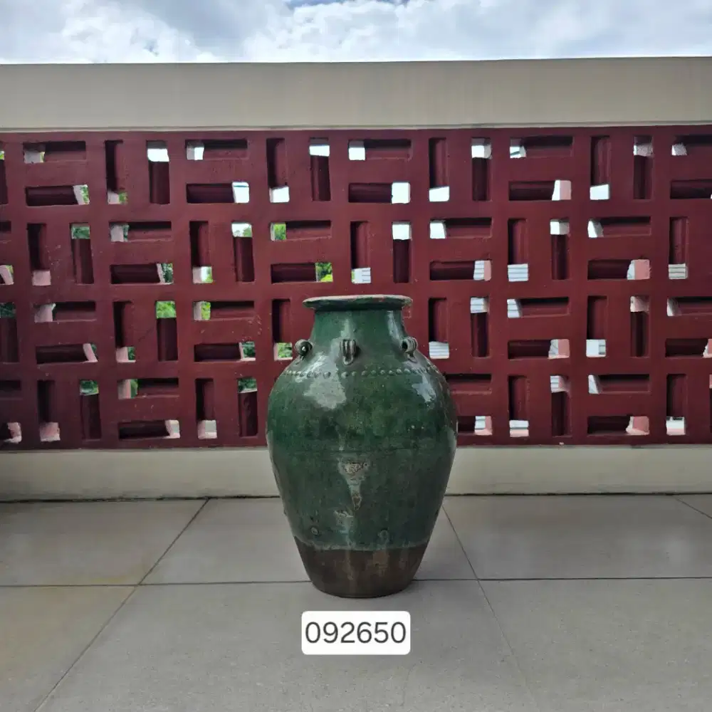 Guci Gentong Antik Hijau [092650]