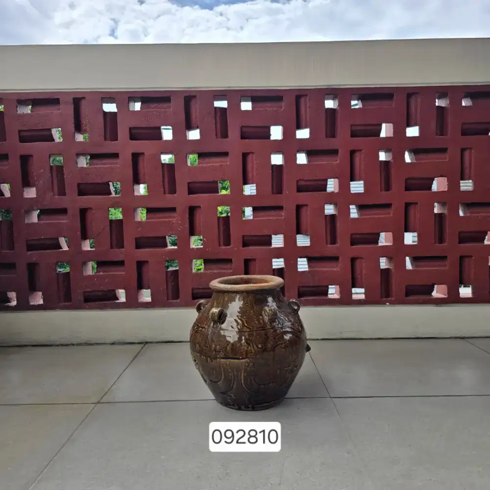 Guci Gentong Antik Coklat [092810]