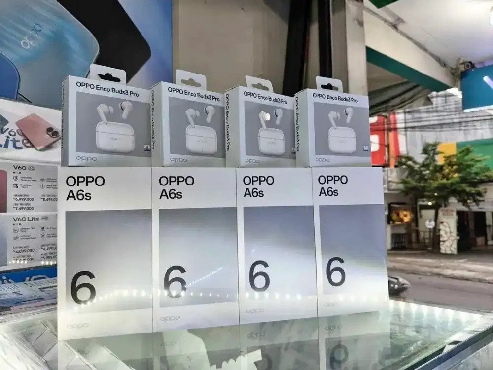 OPPO A6S RAM 8/128 FREE ENCHO BUDS 3 PRO SEGEL