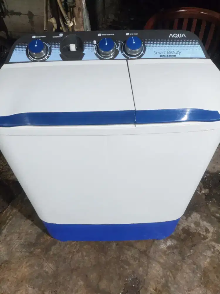Mesin cuci Aqua kapasitas 7,8kg Normal semua tinggal langsung pakai