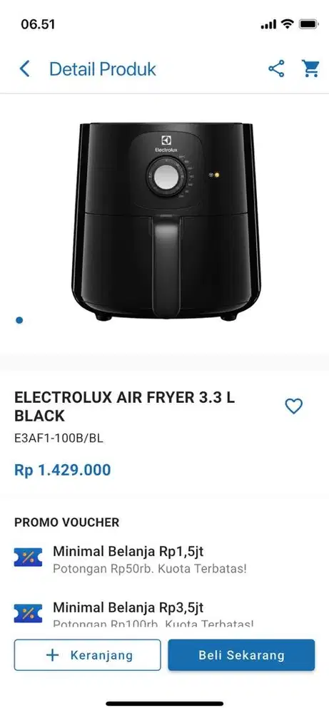 Air Fryer Electrolux