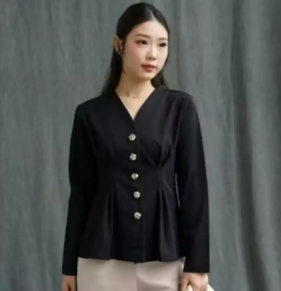 Zara top atasan lengan panjang baju wanita