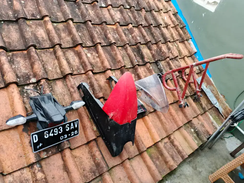 Dijual Nego aksesoris bekas motor ninja 250