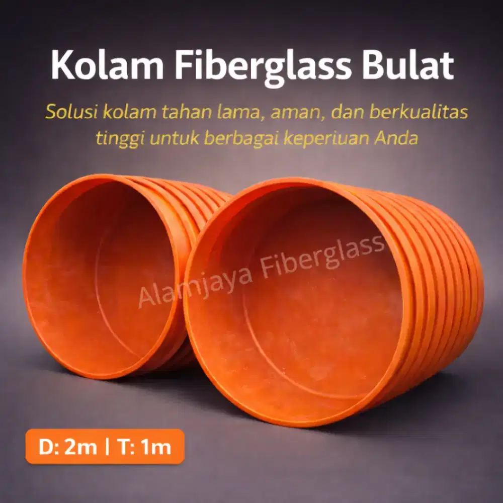 Kolam ikan fiberglass