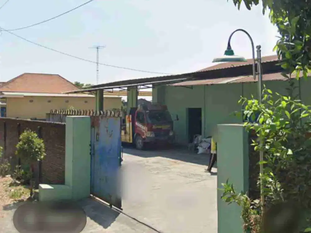 0401.1 Dijual Rumah dan Gudang 1 Lantai Lelang Di Kemuning Sukoharjo