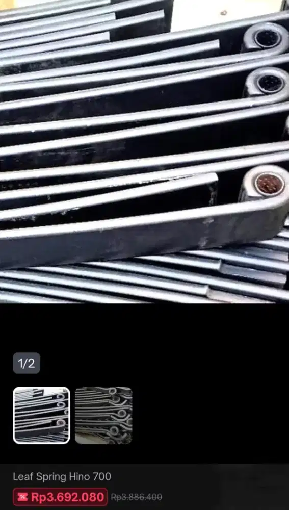 Sedia leaf spring / per daun Hino 700 dll