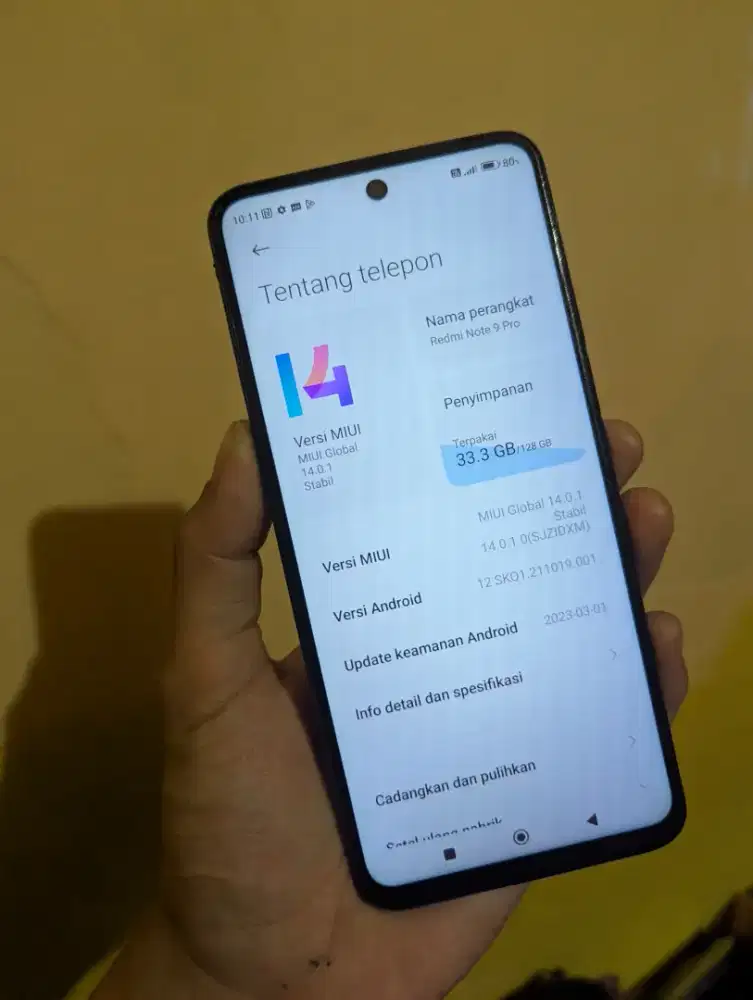 Redm Note 9 Pro ram 8+3/128