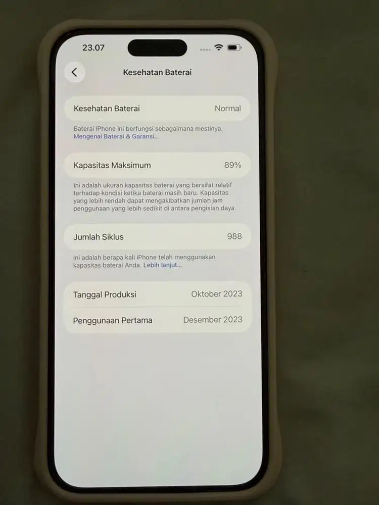 Dijual Iphone 15promax 256 (Ex ibox)