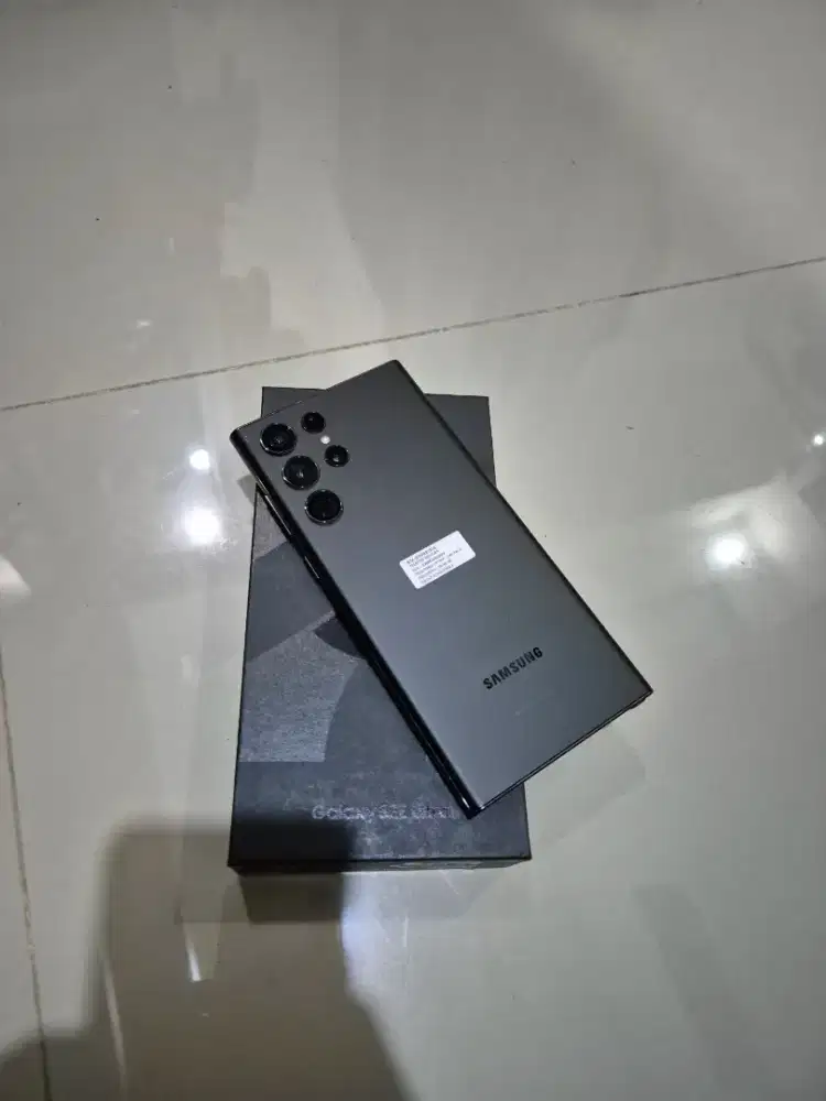 Samsung S22 Ultra 12/256GB Resmi Sein Black lengkap