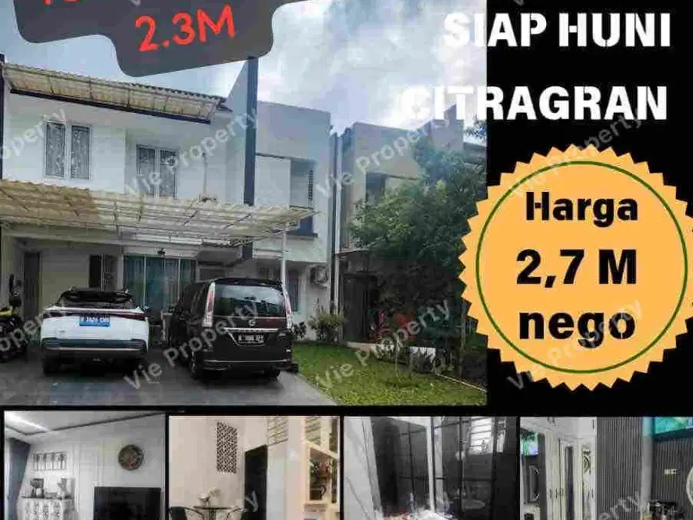 Rumah cantik siap huni di citra gran cibubur Harga promo khusus di bulan Ramadan