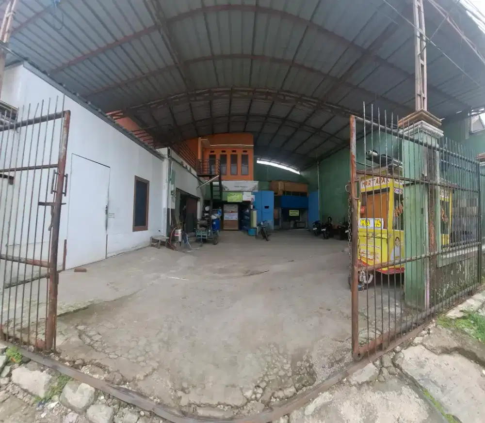 Jual Cepat Tanah dan bangunan semi permanen Antapani cocok untuk usaha