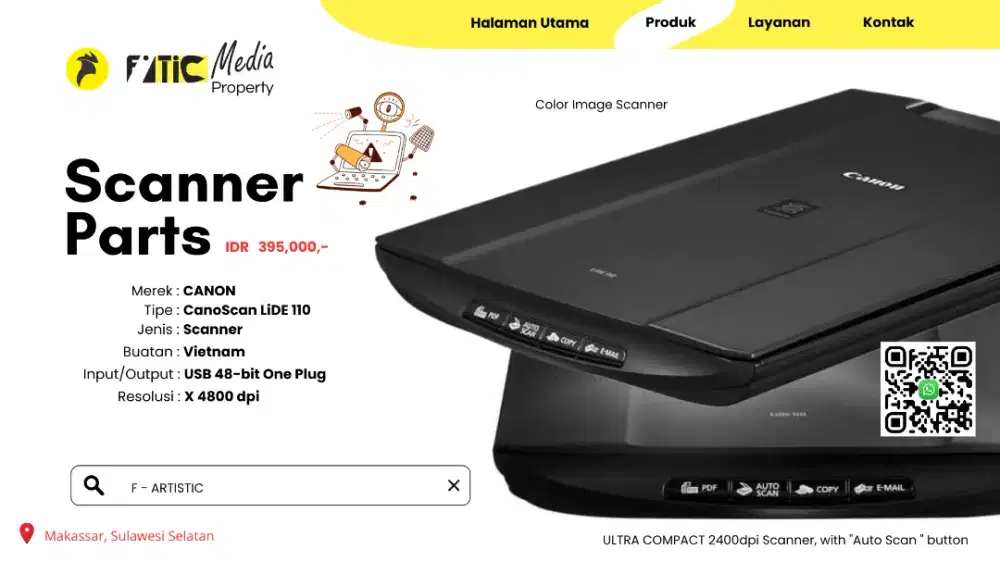 Scanner CANOScan LiDE 110