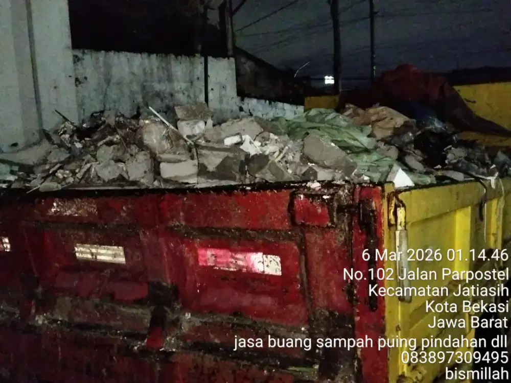 Jasa buang puing dan angkut sampah proyek