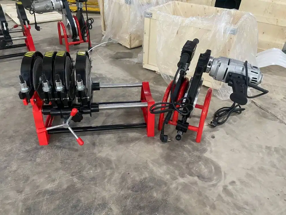 Mesin Las 4 Clamp SHD 160mm Manual Butt Fusion