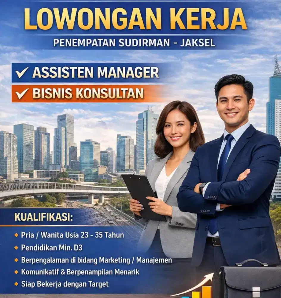 Lowongan kerja di Sudirman JKT selatan