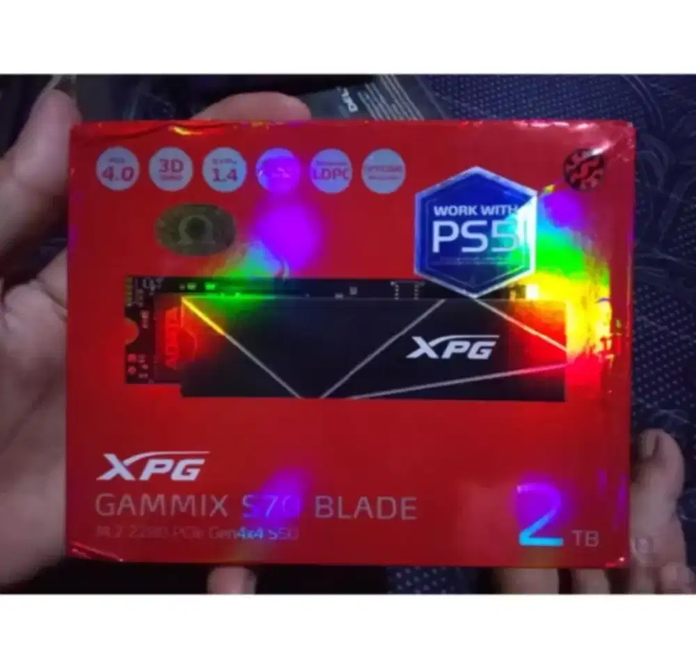 SSD XPG GAMMIX S70 BLADE 2TB M. 2 2280 PCle GEN4x4 SSD