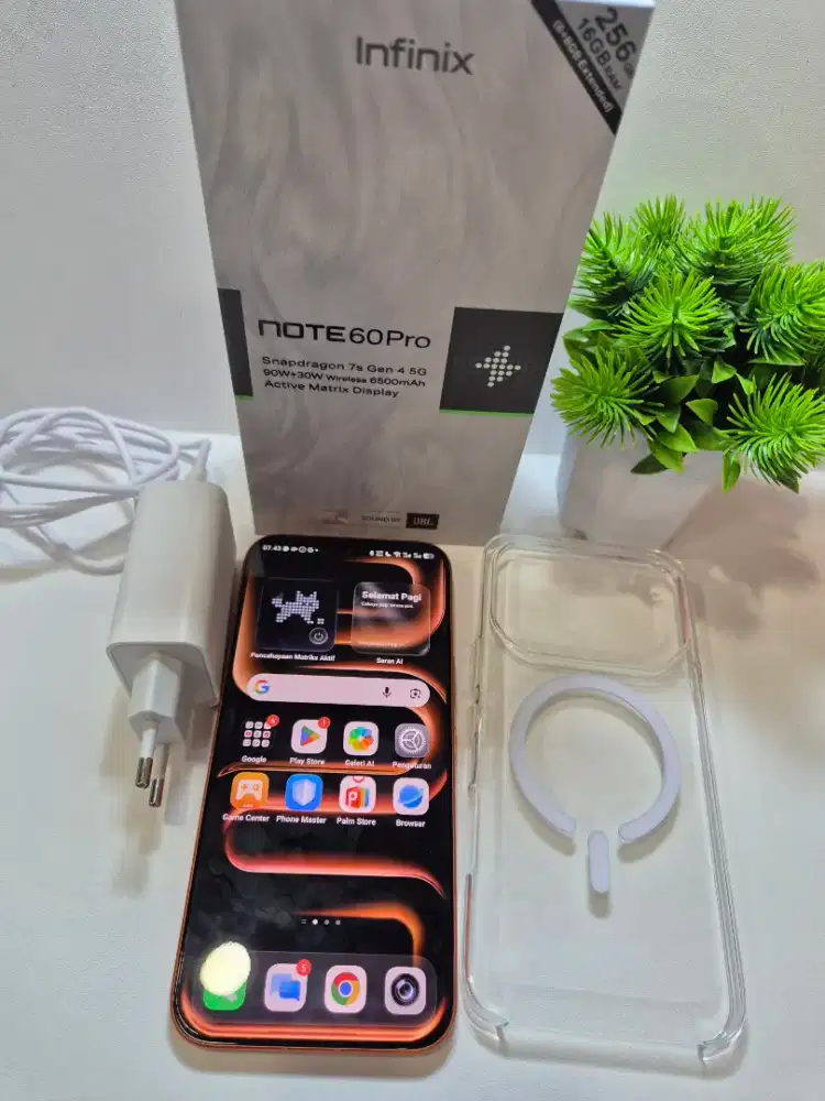 HP INFINIX NOTE 60 PRO WARNA SOLAR ORANGE RAM 12GB /256GB