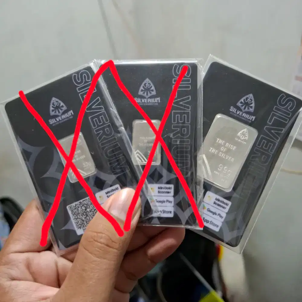 Perak silver 99.9  (berat 9.9gram)