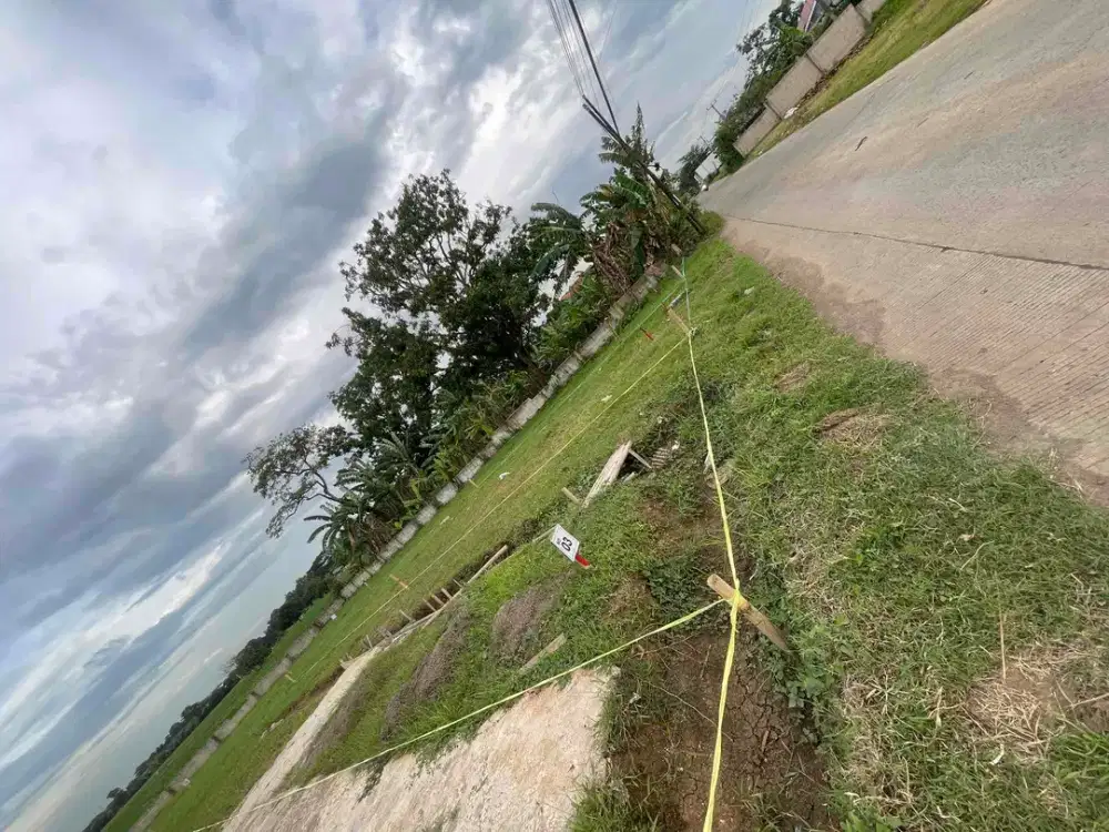 TANAH KAVLING RUKO PINGGIR JALAN DIJUAL LUAS 100 m HANYA 5 UNIT