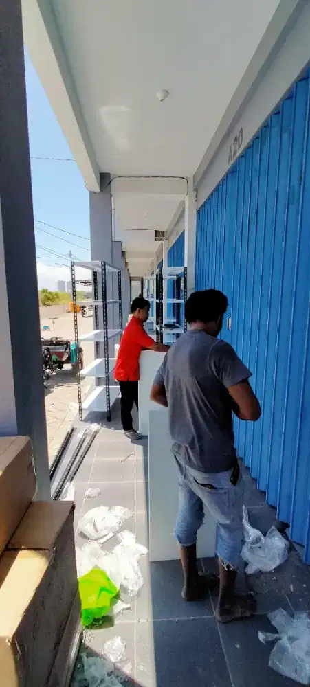 Rak besi siku lubang ful besi