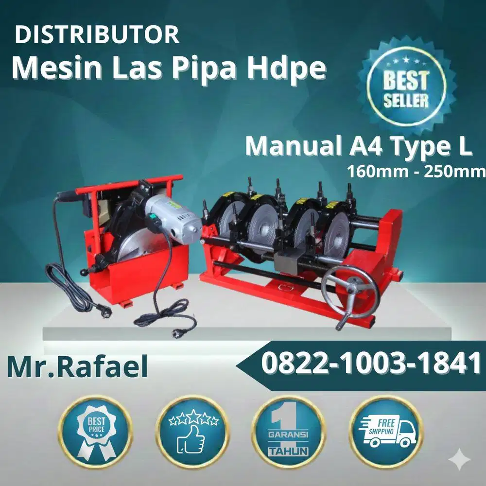 Mesin Las HDL 160 Manual 4 Clamp