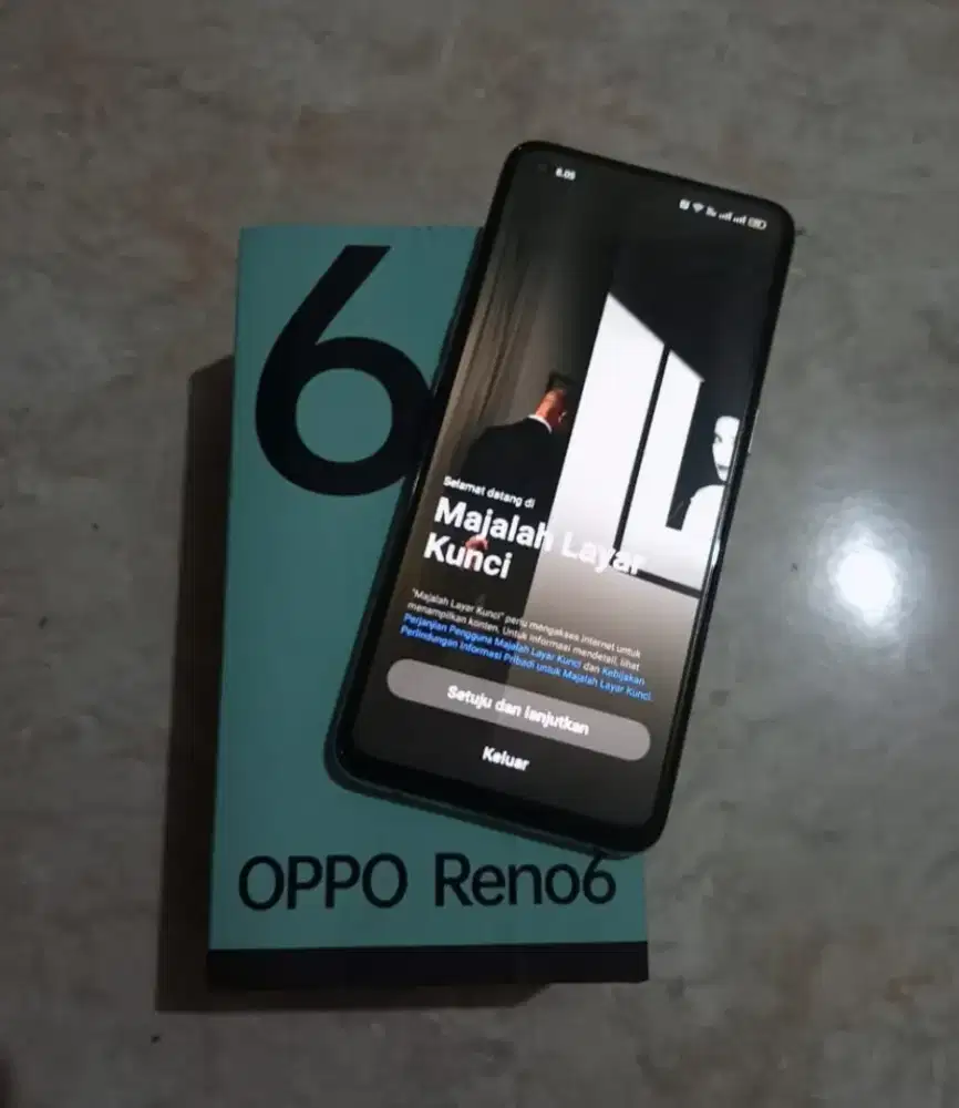 oppo reno 6 4G siap pakai