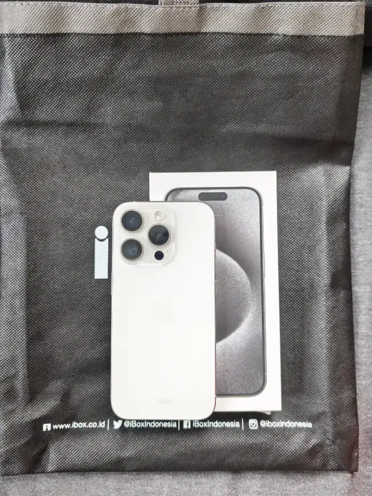 iPhone 15 pro 128GB iBox - White Titanium