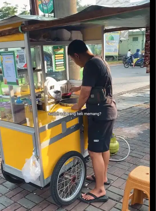 jual gerobak bakso atau bubur