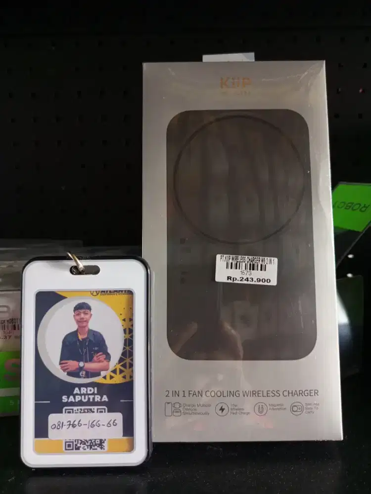 KIIP WIRELESS CHARGER W9 2 IN 1