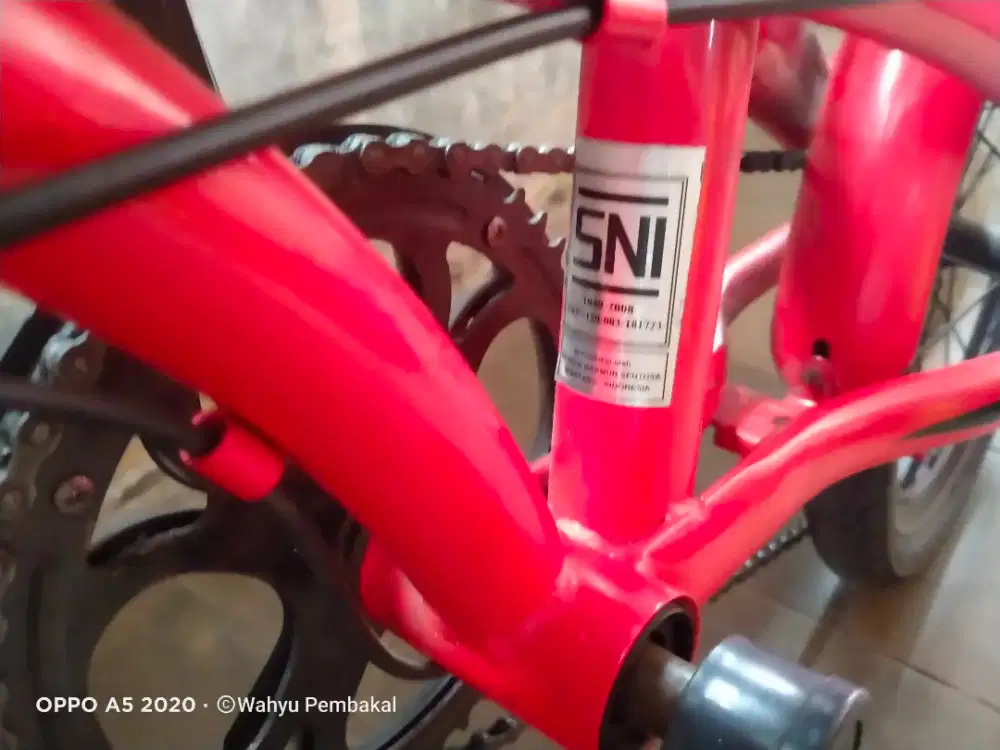 sepeda gunung 26 lipat 16 bekas minus pemakaian