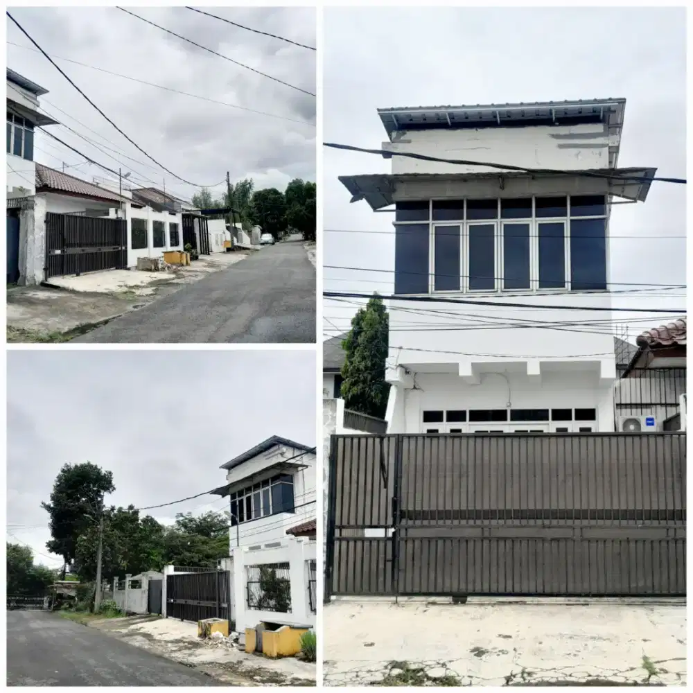 Rumah putih di kontrakan