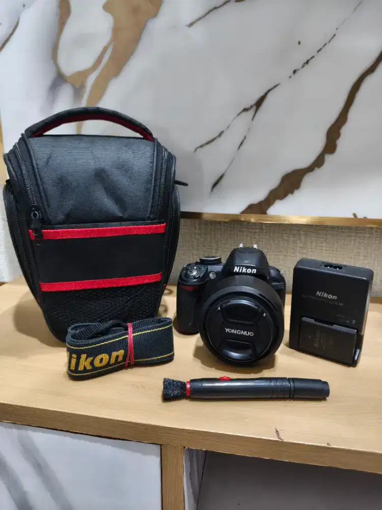 Nikon D3100 + Lensa Fix Yongnuo