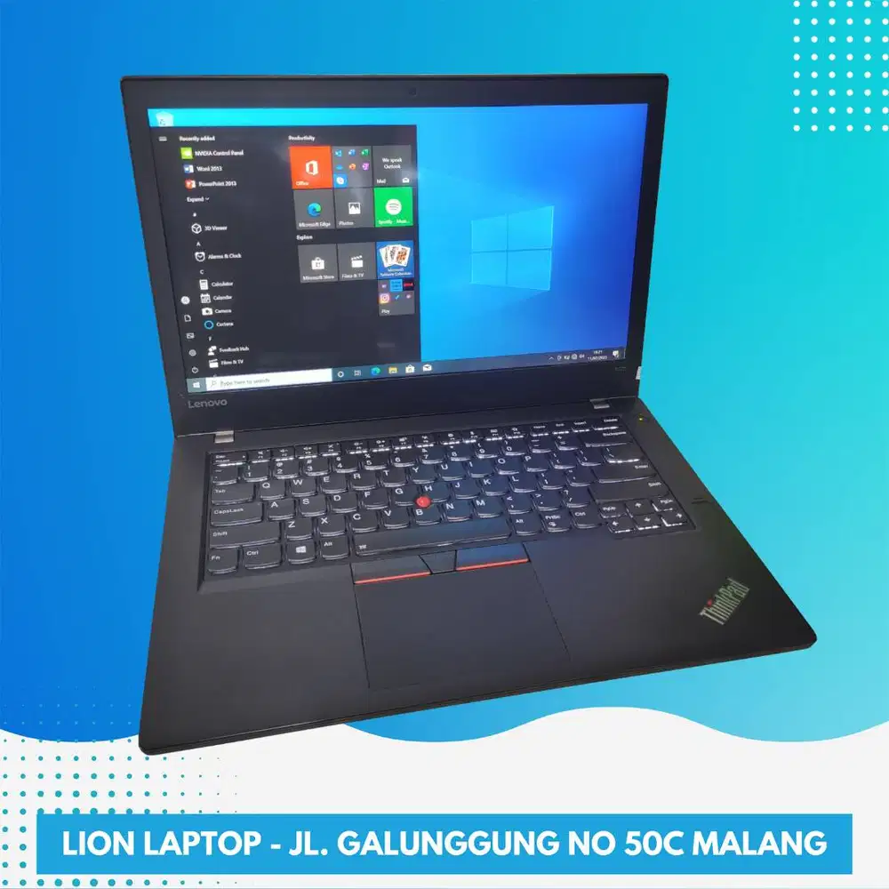 RAM 8GB SSD 256GB i5 Touchscreen Lenovo Thinkpad T470 [06|03]